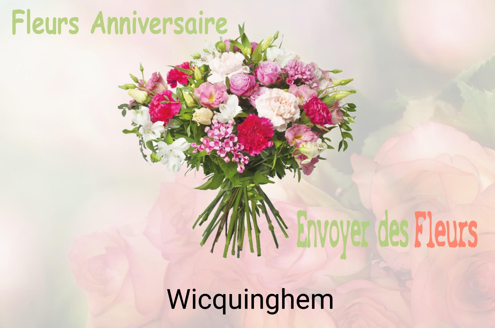 Bouquet de fleurs d’anniversaire livré à Wicquinghem